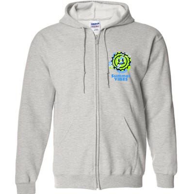 Summer Vibes Gift Full Zip Hoodie