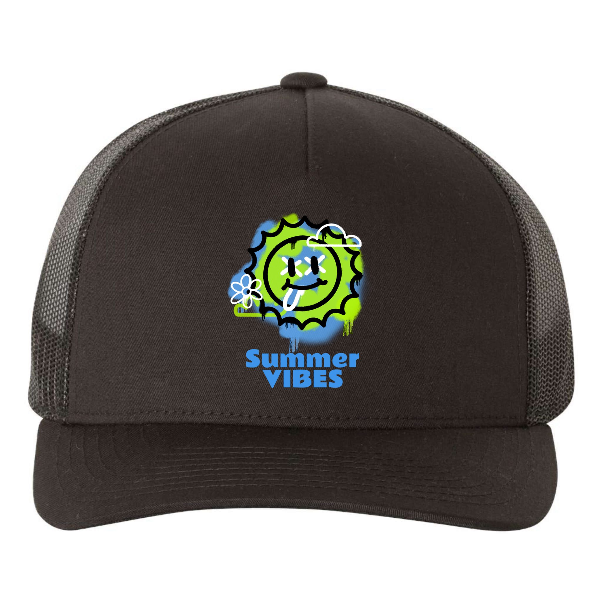 Summer Vibes Gift Yupoong Adult 5-Panel Trucker Hat