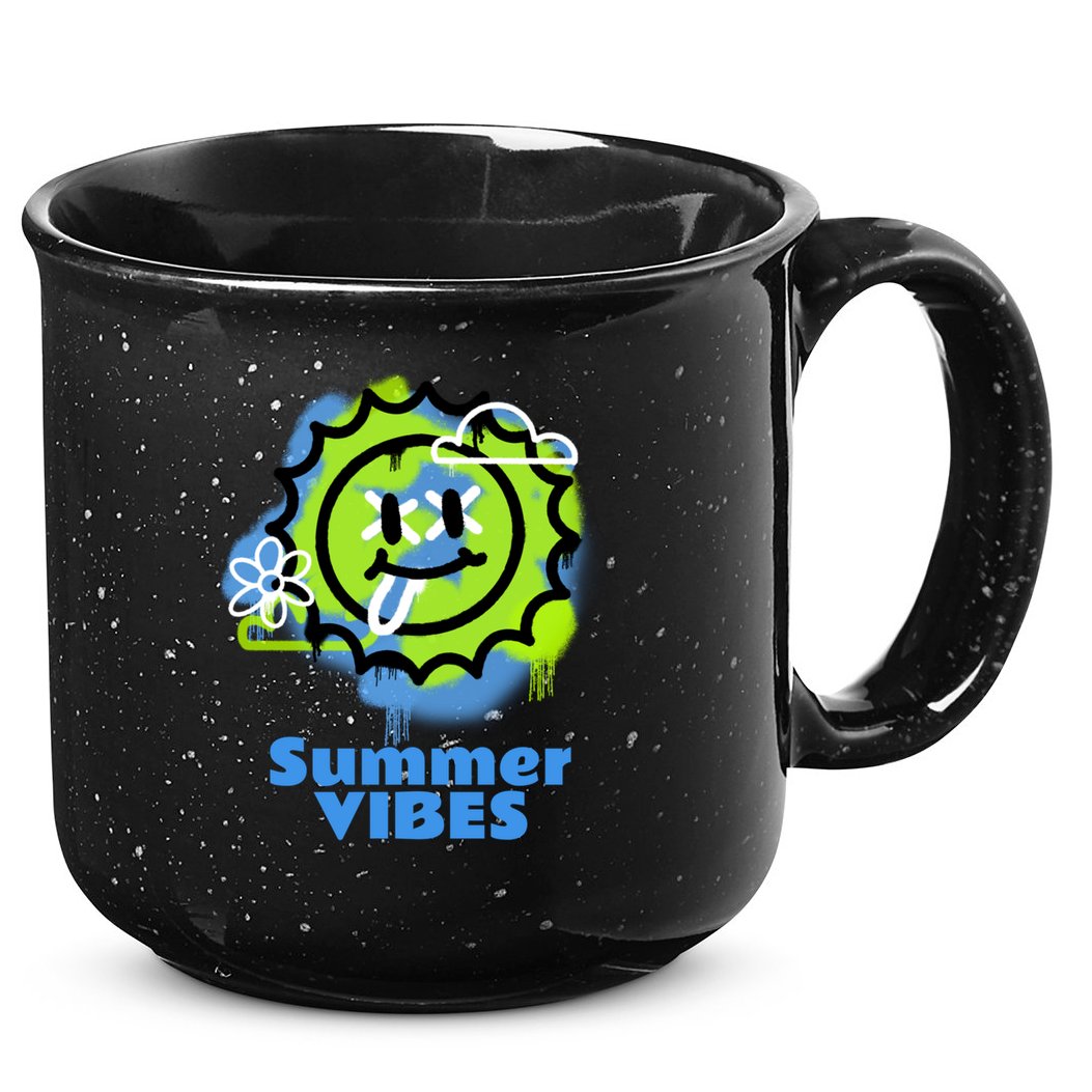Summer Vibes Gift 15oz Campfire Ceramic Mug