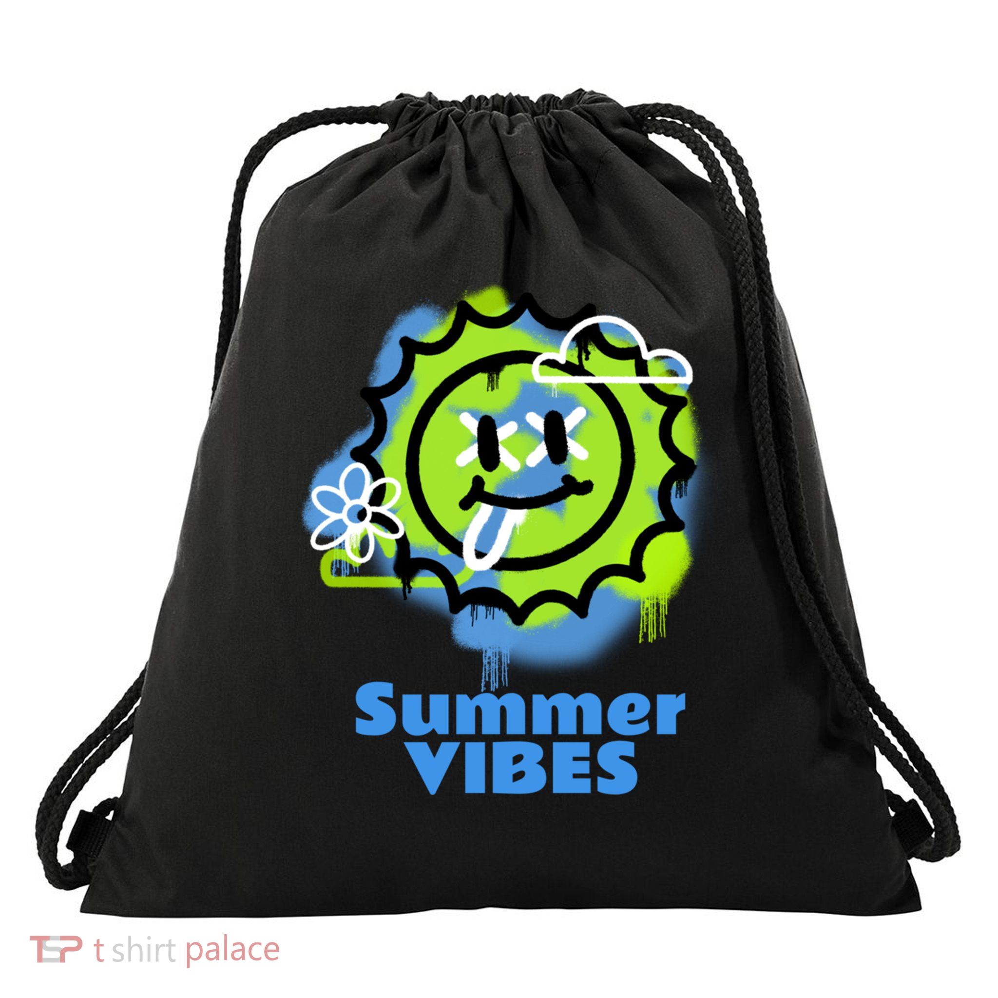 Summer Vibes Gift Drawstring Bag