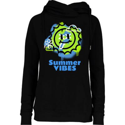 Summer Vibes Gift Womens Funnel Neck Pullover Hood