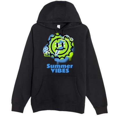Summer Vibes Gift Premium Pullover Hoodie