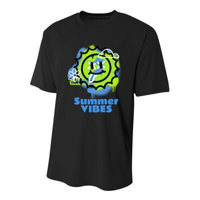 Summer Vibes Gift Youth Performance Sprint T-Shirt