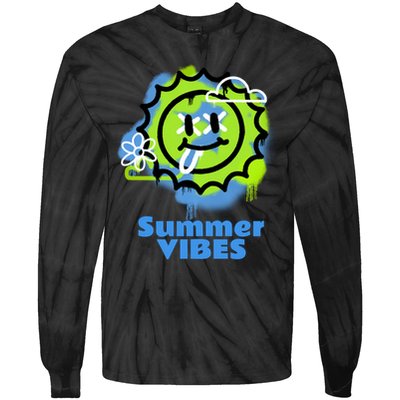 Summer Vibes Gift Tie-Dye Long Sleeve Shirt