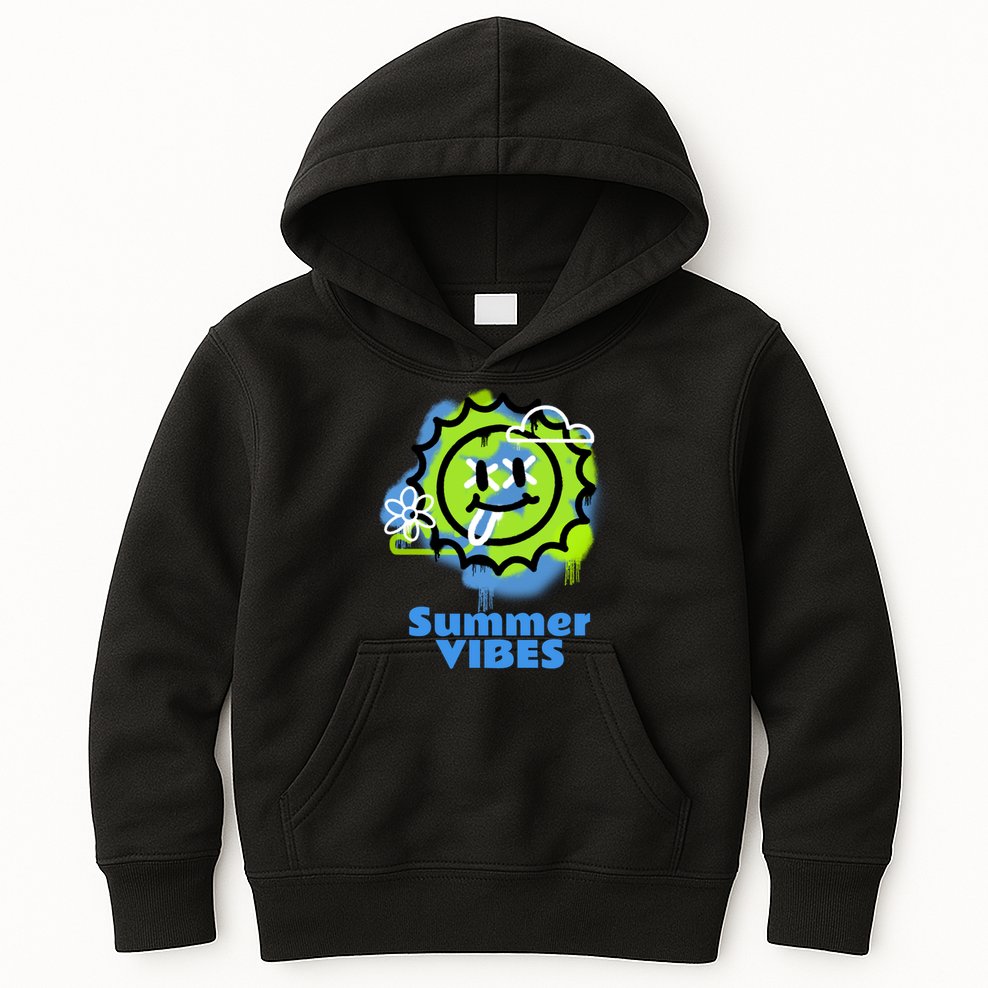 Summer Vibes Gift Kids Hoodie