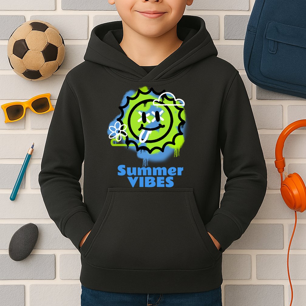 Summer Vibes Gift Kids Hoodie