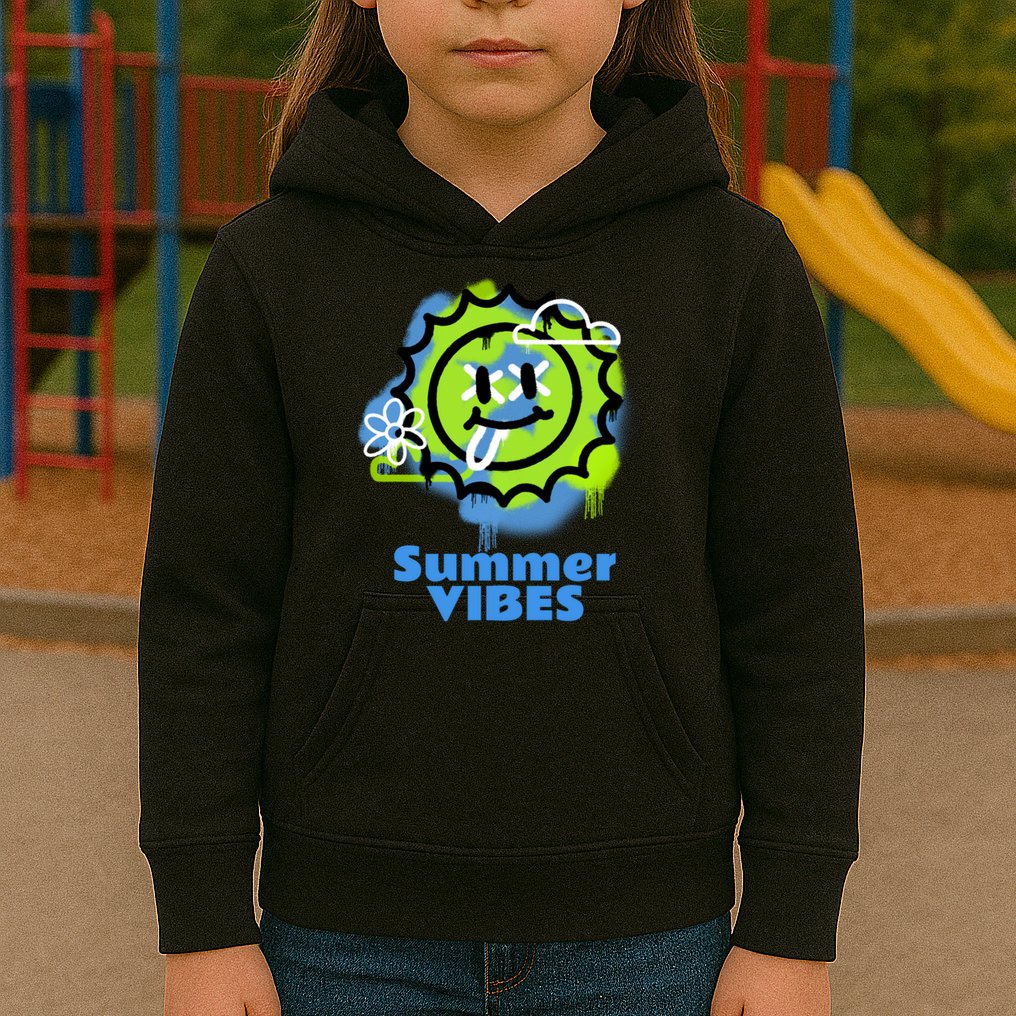 Summer Vibes Gift Kids Hoodie