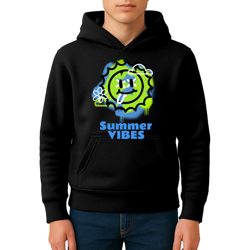 Summer Vibes Gift Kids Hoodie