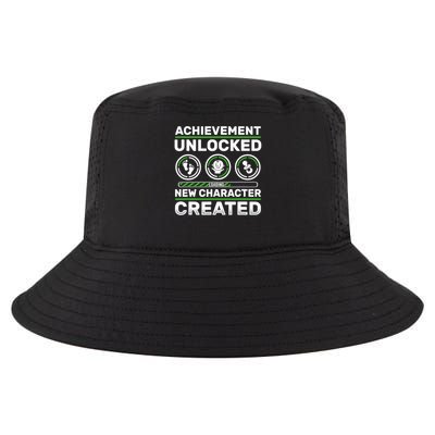 Schwangerschaft Verknden Geschenk Zocker New Character Created Pregnancy Announcement Dad Gamer  Cool Comfort Performance Bucket Hat