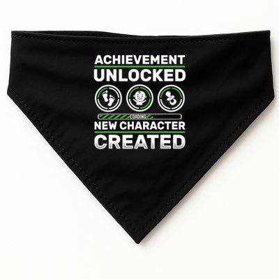 Schwangerschaft Verknden Geschenk Zocker New Character Created Pregnancy Announcement Dad Gamer  USA-Made Doggie Bandana