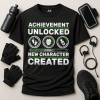 Schwangerschaft Verknden Geschenk Zocker New Character Created Pregnancy Announcement Dad Gamer  Cooling Performance Crew T-Shirt