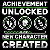 Schwangerschaft Verknden Geschenk Zocker New Character Created Pregnancy Announcement Dad Gamer  Cooling Performance Crew T-Shirt