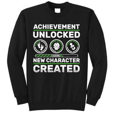 Schwangerschaft Verknden Geschenk Zocker New Character Created Pregnancy Announcement Dad Gamer  Sweatshirt
