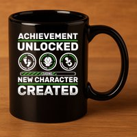 Schwangerschaft Verknden Geschenk Zocker New Character Created Pregnancy Announcement Dad Gamer  11oz C Handle Ceramic Mug
