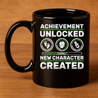 Schwangerschaft Verknden Geschenk Zocker New Character Created Pregnancy Announcement Dad Gamer  11oz C Handle Ceramic Mug