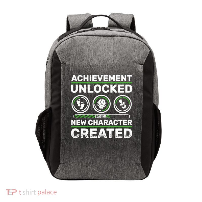 Schwangerschaft Verknden Geschenk Zocker New Character Created Pregnancy Announcement Dad Gamer  Vector Backpack