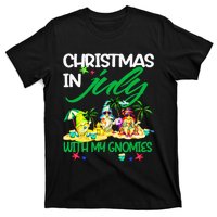 Summer Vacation Gnomes Christmas In July With My Gnomies T-Shirt