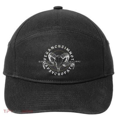 Sarcastic Vegan Gear 7-Panel Snapback Hat