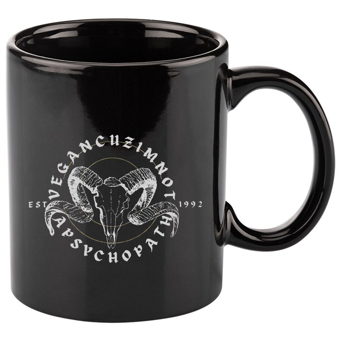 Sarcastic Vegan Gear 11oz C Handle Ceramic Mug