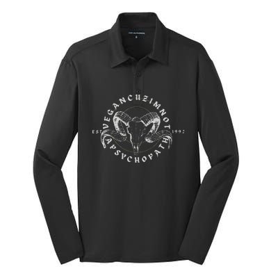 Sarcastic Vegan Gear Silk Touch Performance Long Sleeve Polo