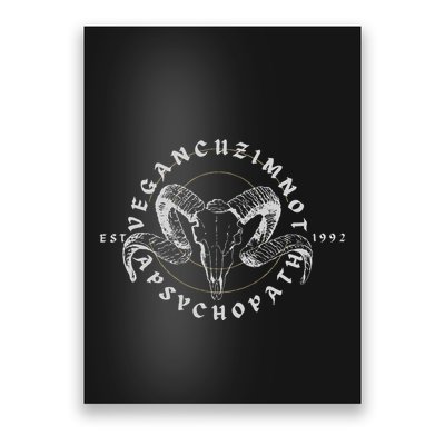 Sarcastic Vegan Gear Poster