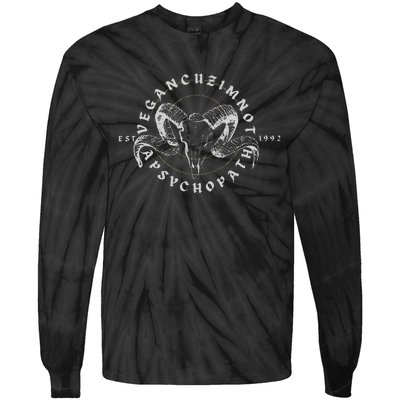 Sarcastic Vegan Gear Tie-Dye Long Sleeve Shirt