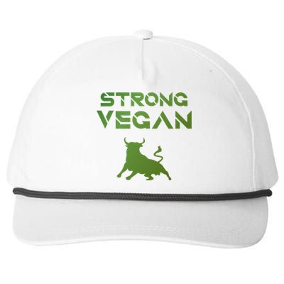 Strong Vegan Gift Idea Statet And Gift Snapback Five-Panel Rope Hat