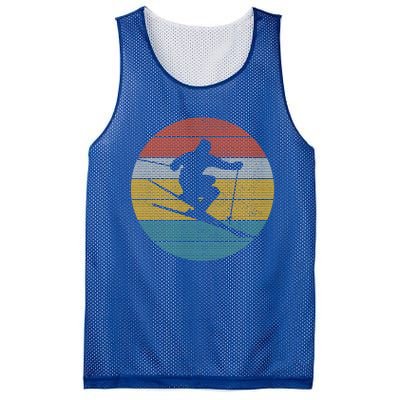 Ski Vintage Gift Skiing Winter Sports Freeski Skier Gift Great Gift Mesh Reversible Basketball Jersey Tank