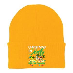 Summer Vacation Gnomes Christmas In July With My Gnomies Knit Cap Winter Beanie