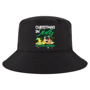 Summer Vacation Gnomes Christmas In July With My Gnomies Cool Comfort Performance Bucket Hat