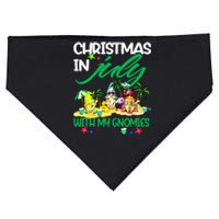 Summer Vacation Gnomes Christmas In July With My Gnomies USA-Made Doggie Bandana