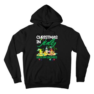 Summer Vacation Gnomes Christmas In July With My Gnomies Hoodie