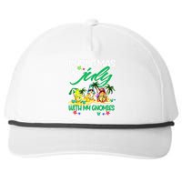 Summer Vacation Gnomes Christmas In July With My Gnomies Snapback Five-Panel Rope Hat