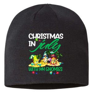 Summer Vacation Gnomes Christmas In July With My Gnomies Sustainable Beanie