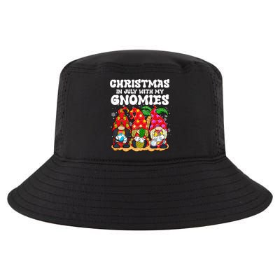 Summer Vacation Gnomes Lover Funny Christmas In July Cool Comfort Performance Bucket Hat