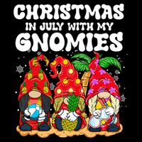 Summer Vacation Gnomes Lover Funny Christmas In July Backpack
