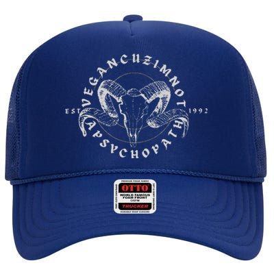 Sarcastic Vegan Gear High Crown Mesh Back Trucker Hat