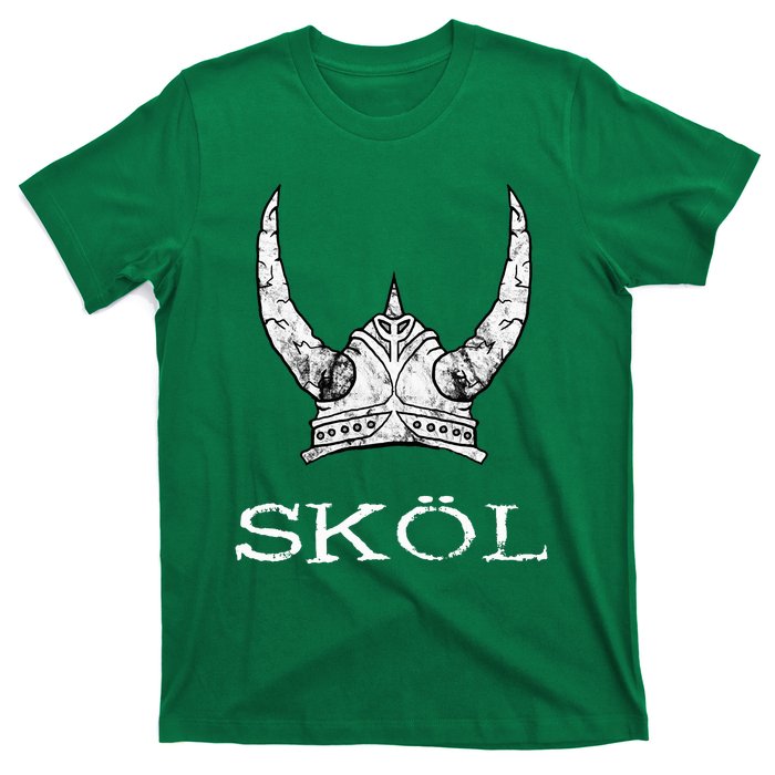 Skol Viking Helmet Nordic Scandinavian Norse Mythology T-Shirt