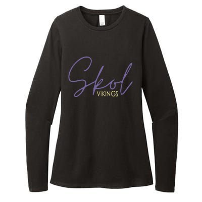 Skol Vikings Halloween Womens CVC Long Sleeve Shirt