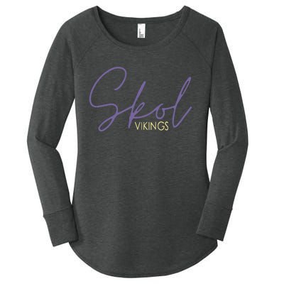 Skol Vikings Halloween Women's Perfect Tri Tunic Long Sleeve Shirt