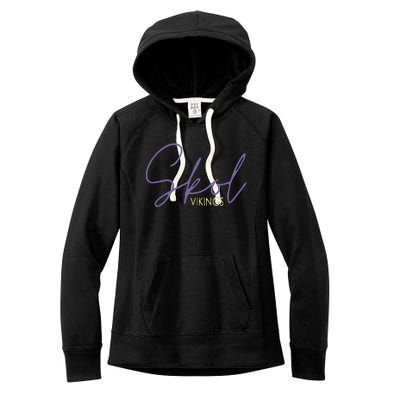 Skol Vikings Halloween Women's Fleece Hoodie