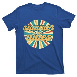 Summer Vibes Hello Summer Vacay Summertime Retro Style Gift T-Shirt