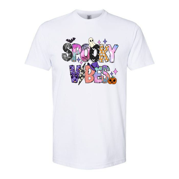 Spooky Vibes Halloween Softstyle CVC T-Shirt