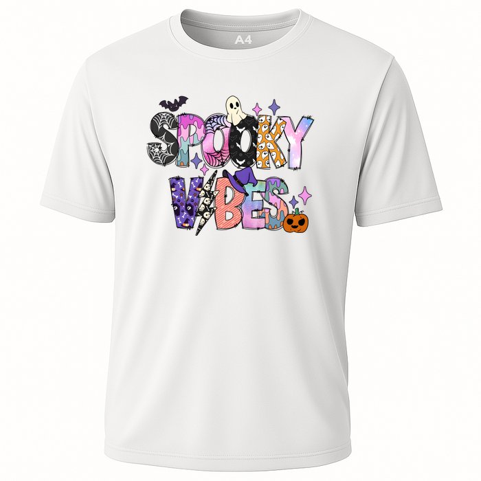 Spooky Vibes Halloween Cooling Performance Crew T-Shirt