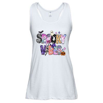 Spooky Vibes Halloween Ladies Essential Flowy Tank