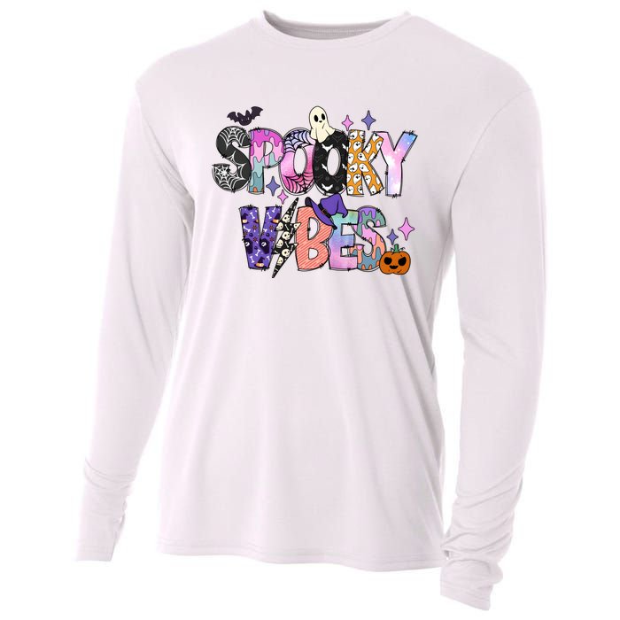 Spooky Vibes Halloween Cooling Performance Long Sleeve Crew