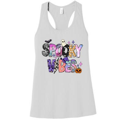 Spooky Vibes Halloween Women's Racerback Tank