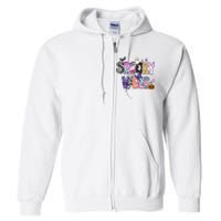 Spooky Vibes Halloween Full Zip Hoodie