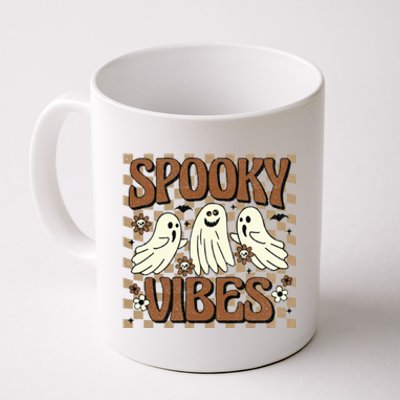 Spooky Vibes Halloween Ghoul Ghost Spooky Coffee Mug