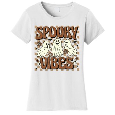 Spooky Vibes Halloween Ghoul Ghost Spooky Women's T-Shirt